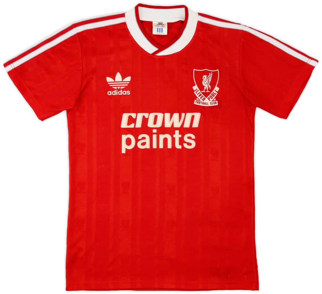 1987-88 Liverpool Home Shirt - 8/10 - (Y)
