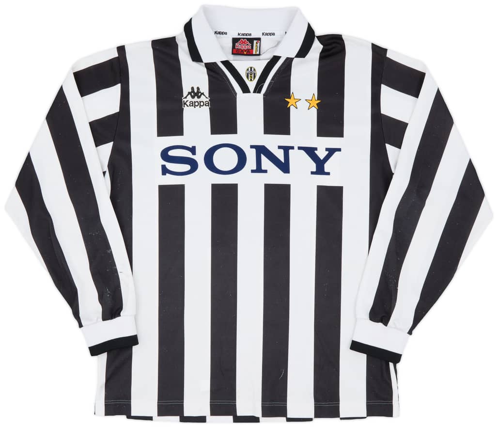 1995-97 Juventus Home L/S Shirt - 7/10 - (L)