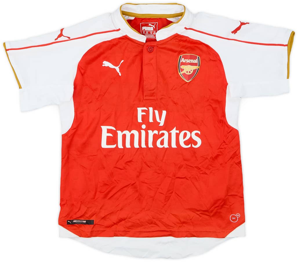 2015-16 Arsenal Home Shirt - 7/10 - (M.Boys)