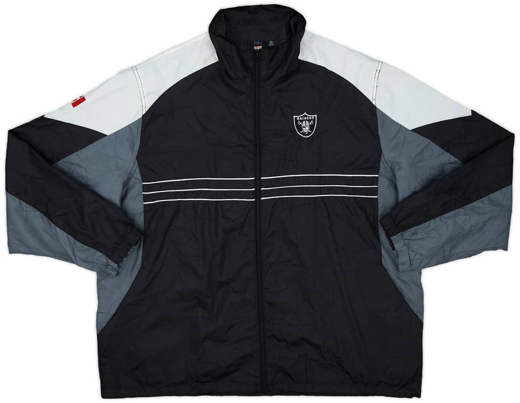 2010 Oakland Raiders NFL Rain Jacket - 9/10 - (XL)