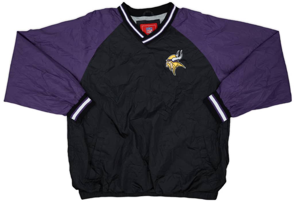 2000s Minnesota Vikings NFL Pullover Windbreaker Jacket - 7/10 - (L)