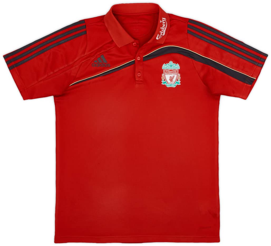 2009-10 Liverpool adidas Polo Shirt - 8/10 - (L)