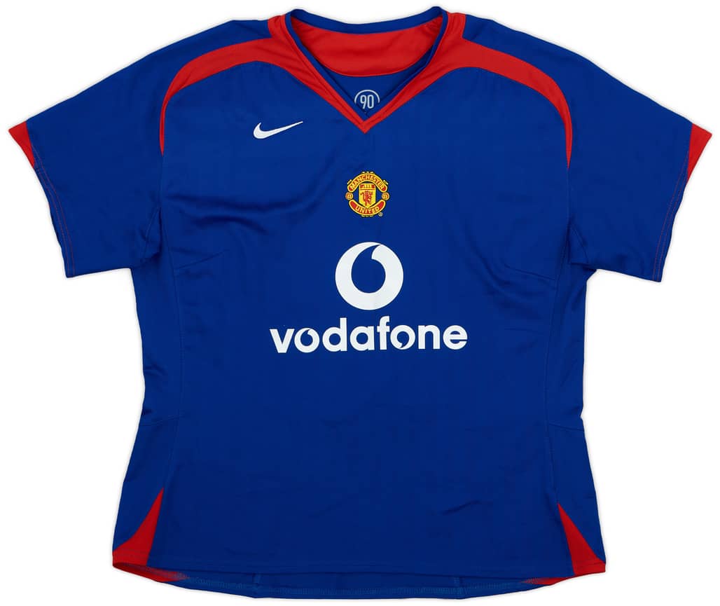 2005-06 Manchester United Away Shirt - 9/10 - (Women's L)
