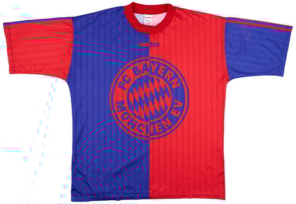 1995-96 Bayern Munich adidas Training Shirt - 6/10 - (L)