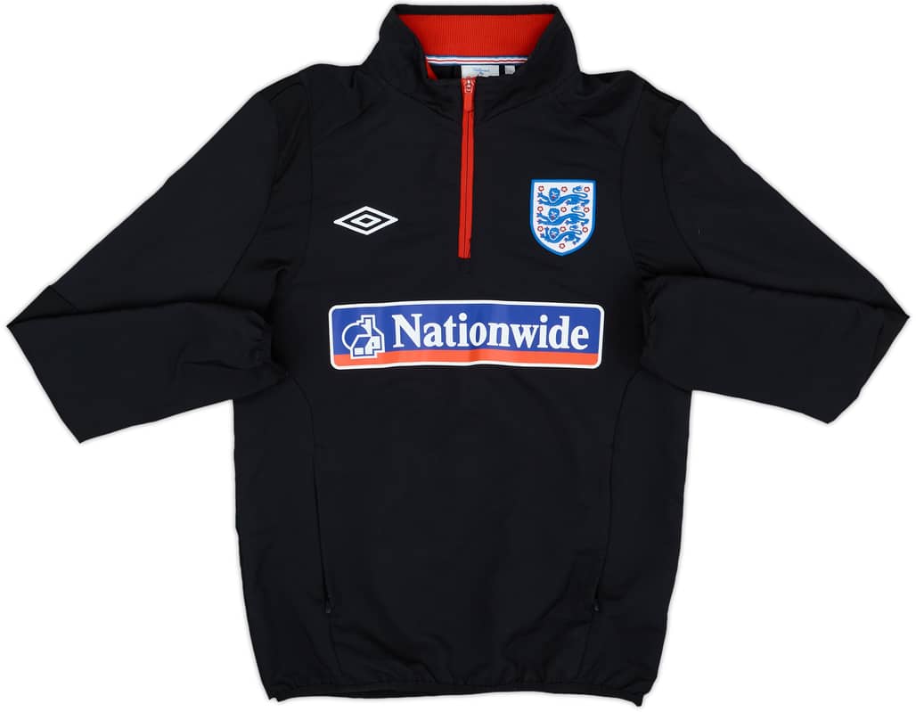 2010-12 England Umbro 1/4 Zip Drill Top - 8/10 - (S)