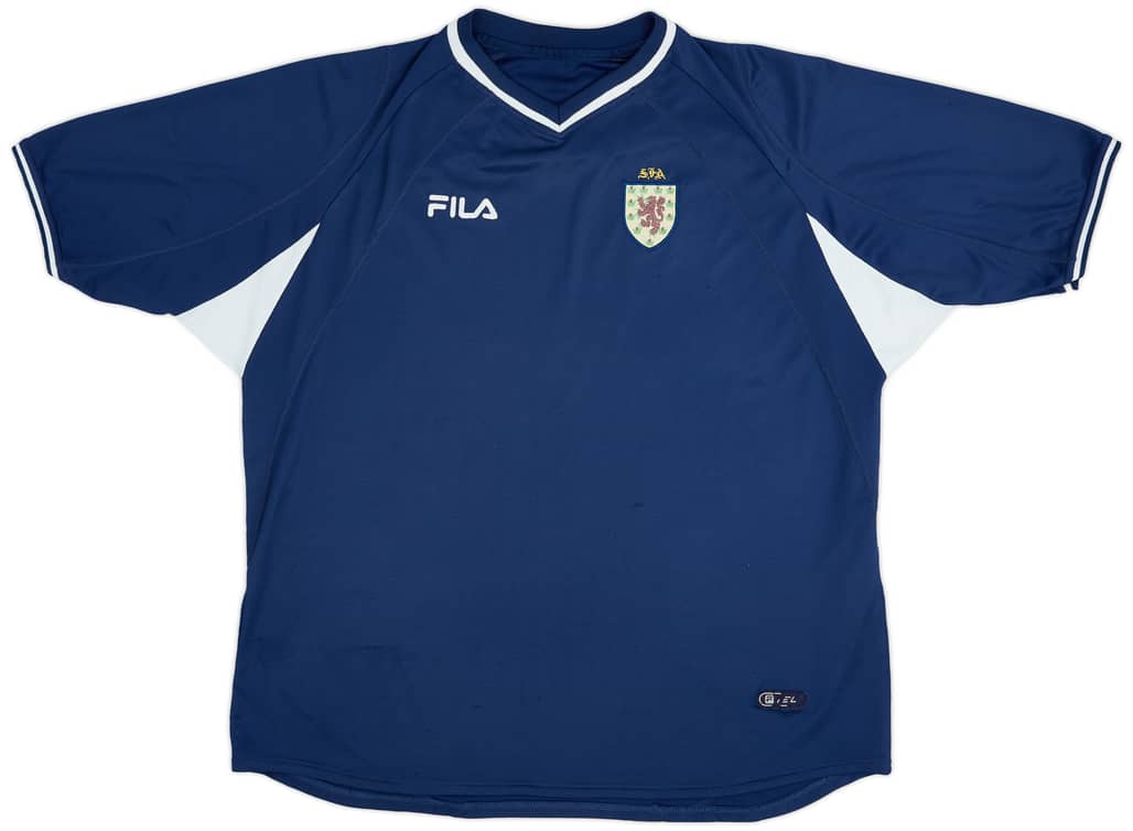 2000-02 Scotland Home Shirt - 4/10 - (XL)
