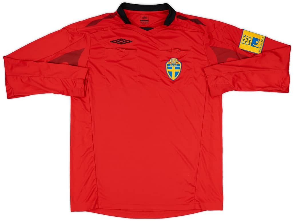 2007-08 Sweden Umbro Referee L/S Shirt - 9/10 - (L)