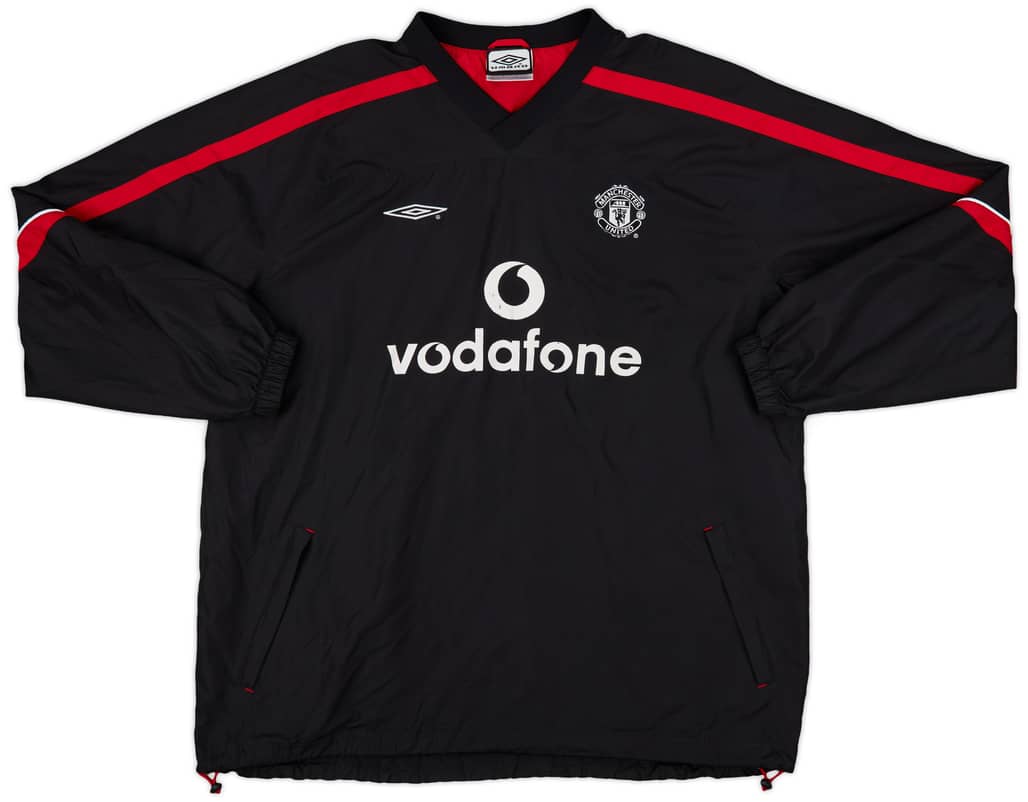 2000-01 Manchester United Umbro Drill Top - 8/10 - (XL)