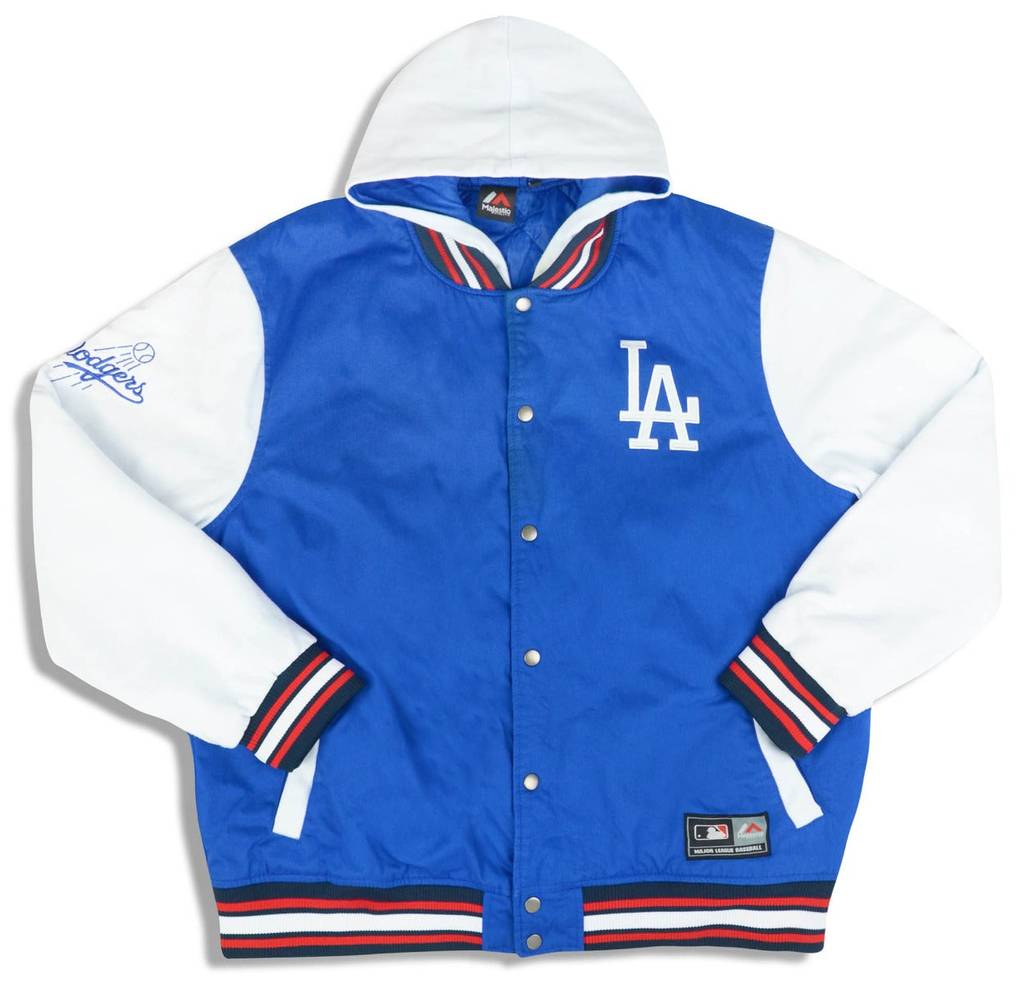 2000s LA Dodgers Majestic Letterman Jacket XXL