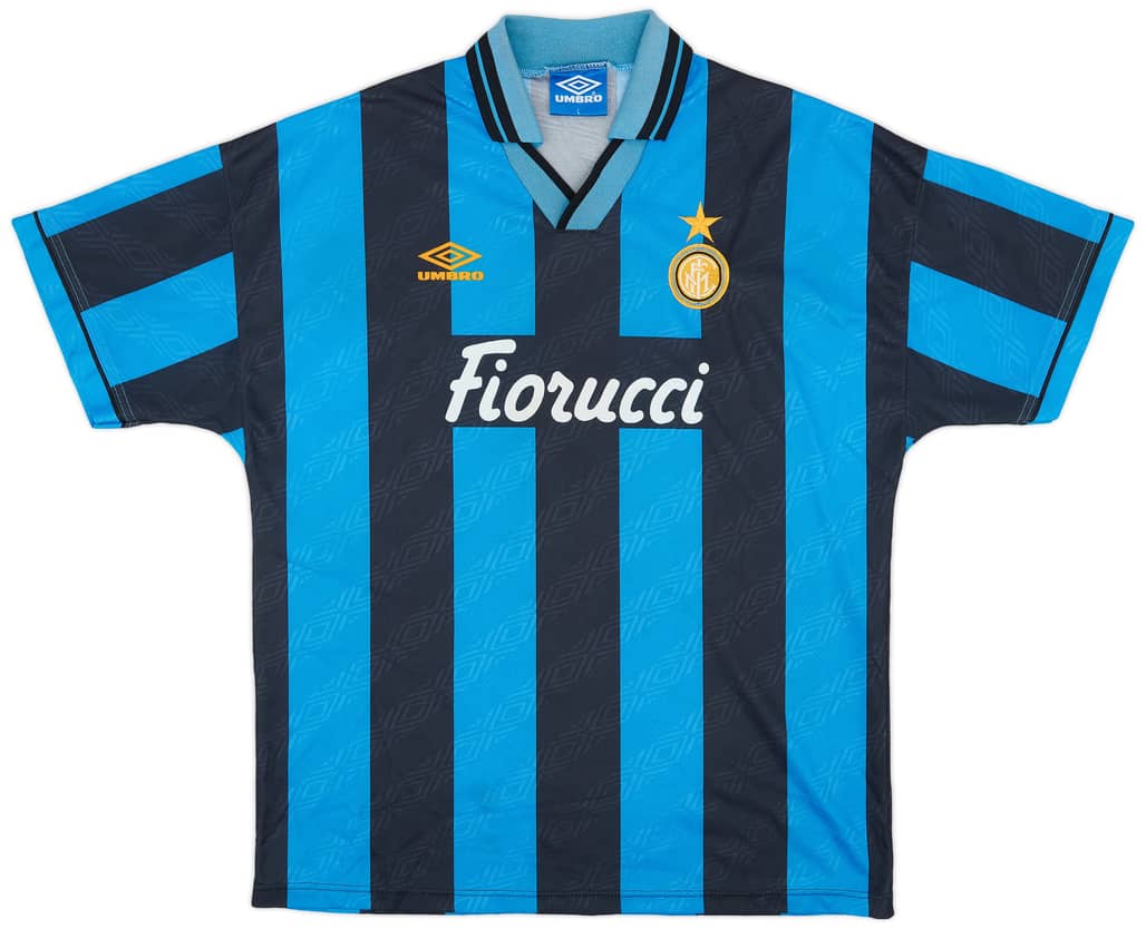 1994-95 Inter Milan Home Shirt - 7/10 - (L)