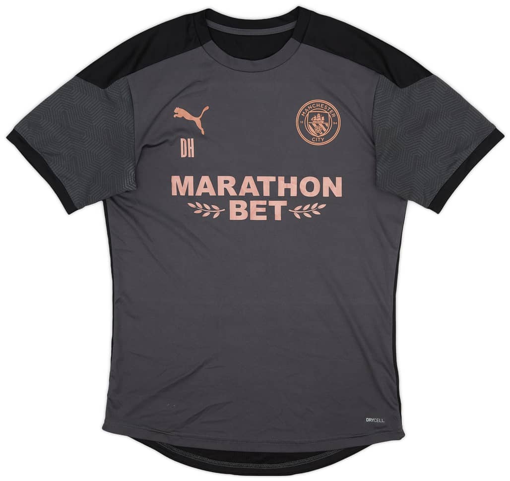 2020-21 Manchester City Staff Issue Training Shirt DH - 8/10 - (M)