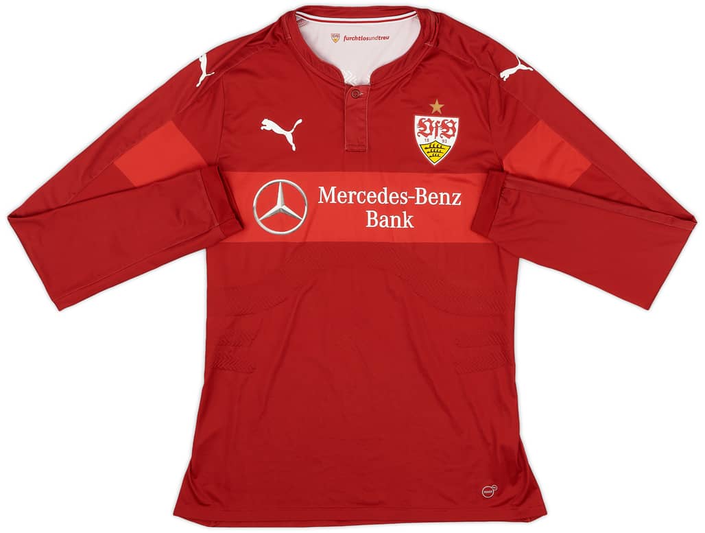 2016-17 Stuttgart Player Issue Away L/S Shirt - 6/10 - (XL)