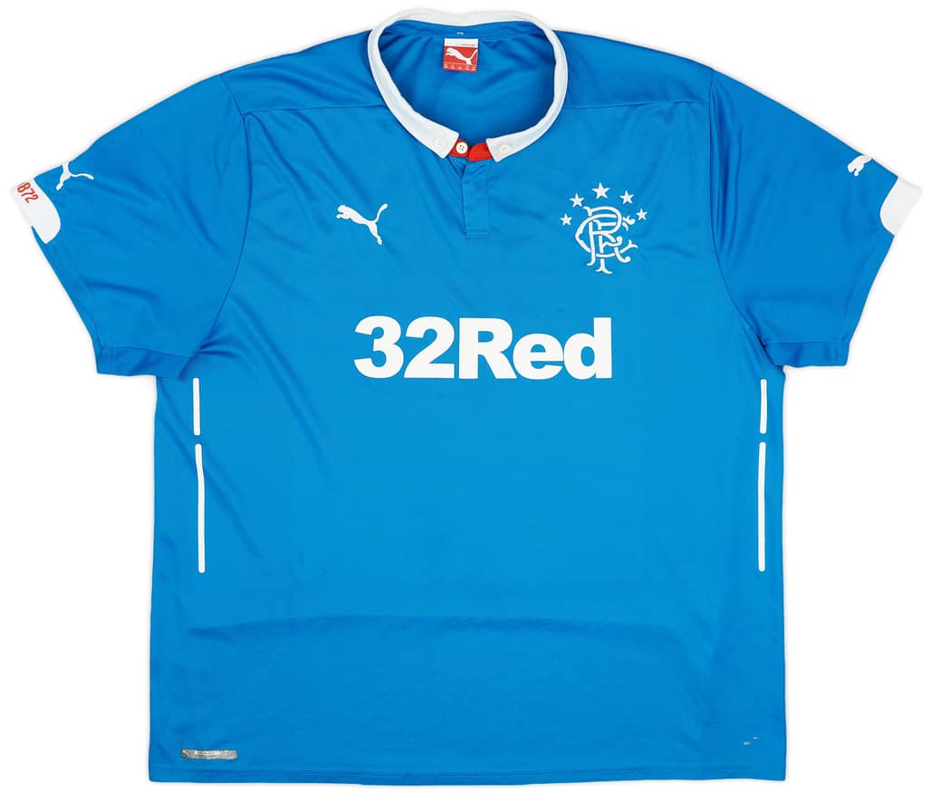 2014-15 Rangers Home Shirt - 8/10 - (3XL)