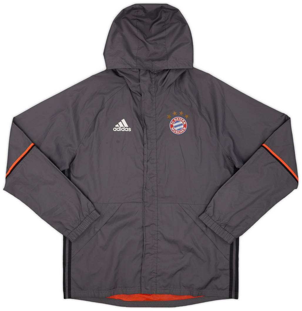 2016-17 Bayern Munich adidas Hooded Rain Jacket - 8/10 - (L)