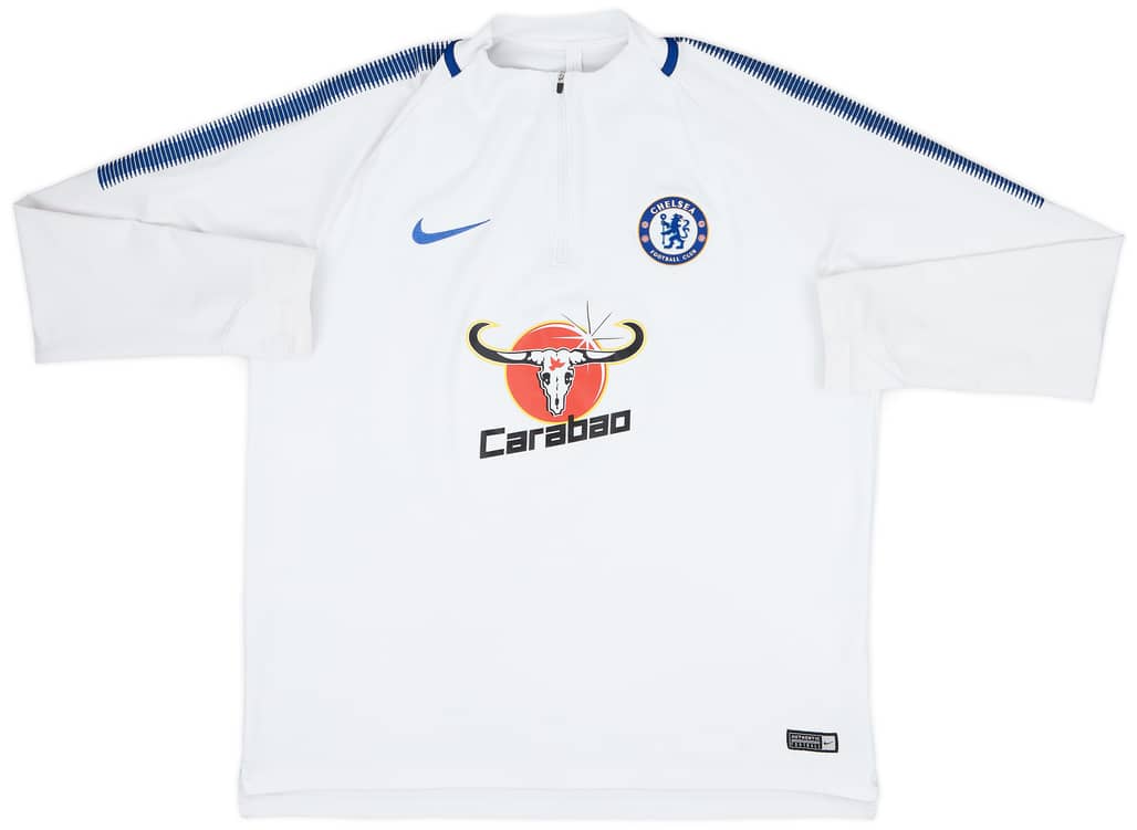 2017-18 Chelsea Nike 1/4 Zip Training Top - 7/10 - (M)