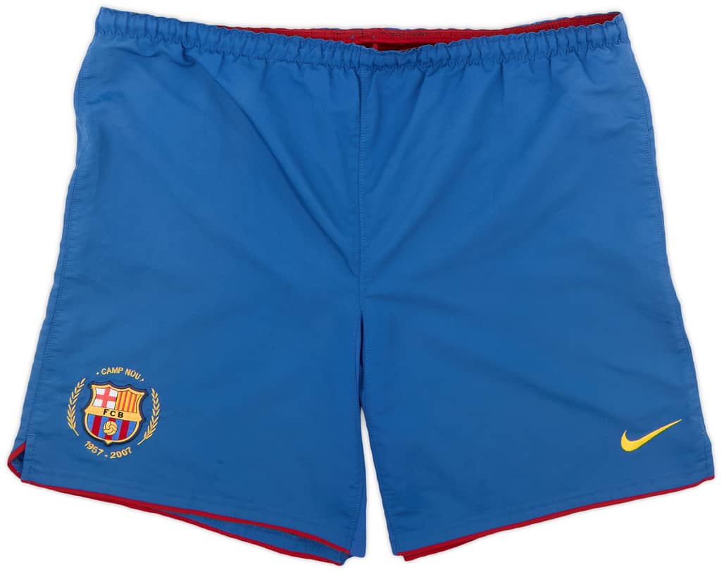 2007-08 Barcelona Home Shorts - 9/10 - (M)
