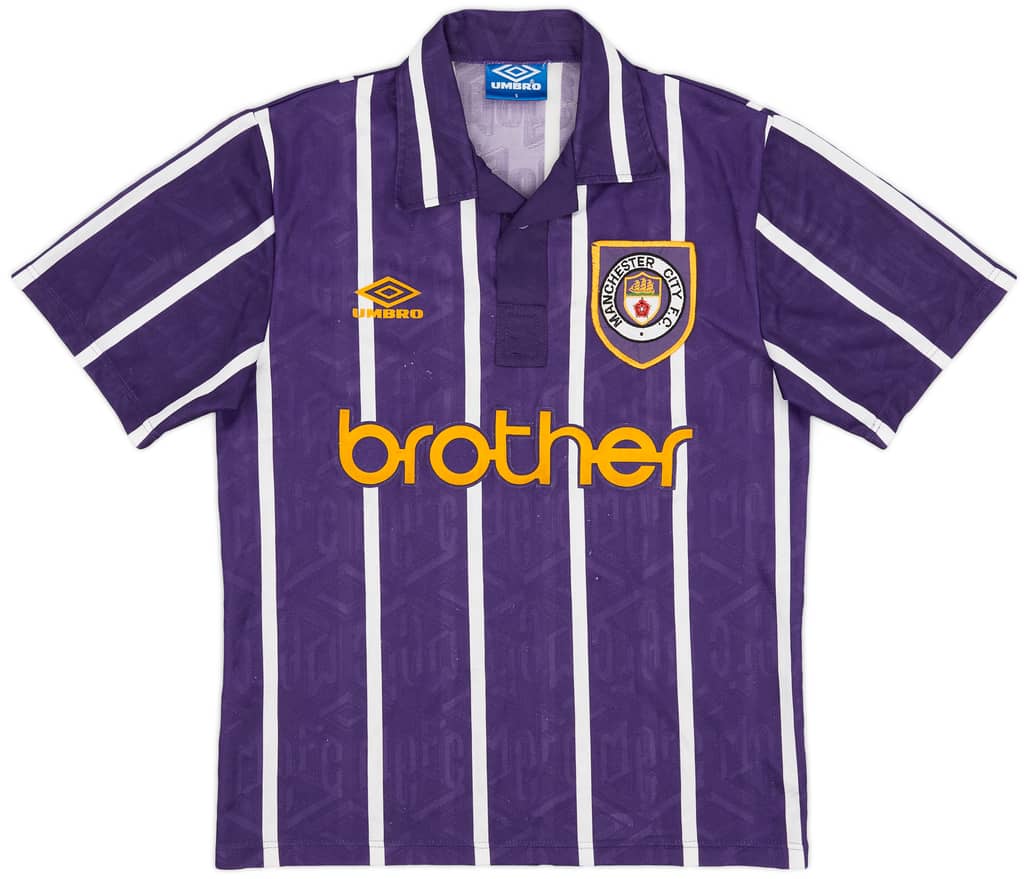 1993-94 Manchester City Away Shirt - 8/10 - (S)