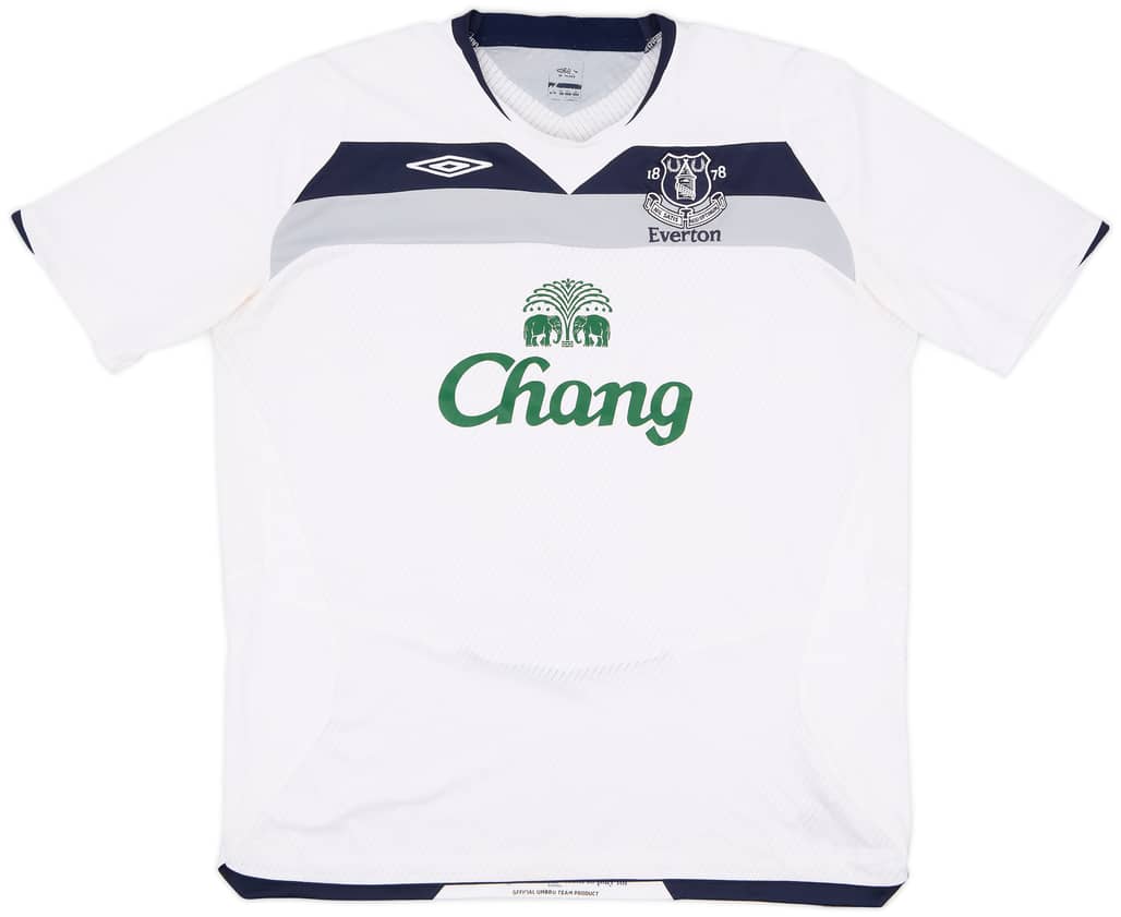 2008-09 Everton Away Shirt - 7/10 - (XL)