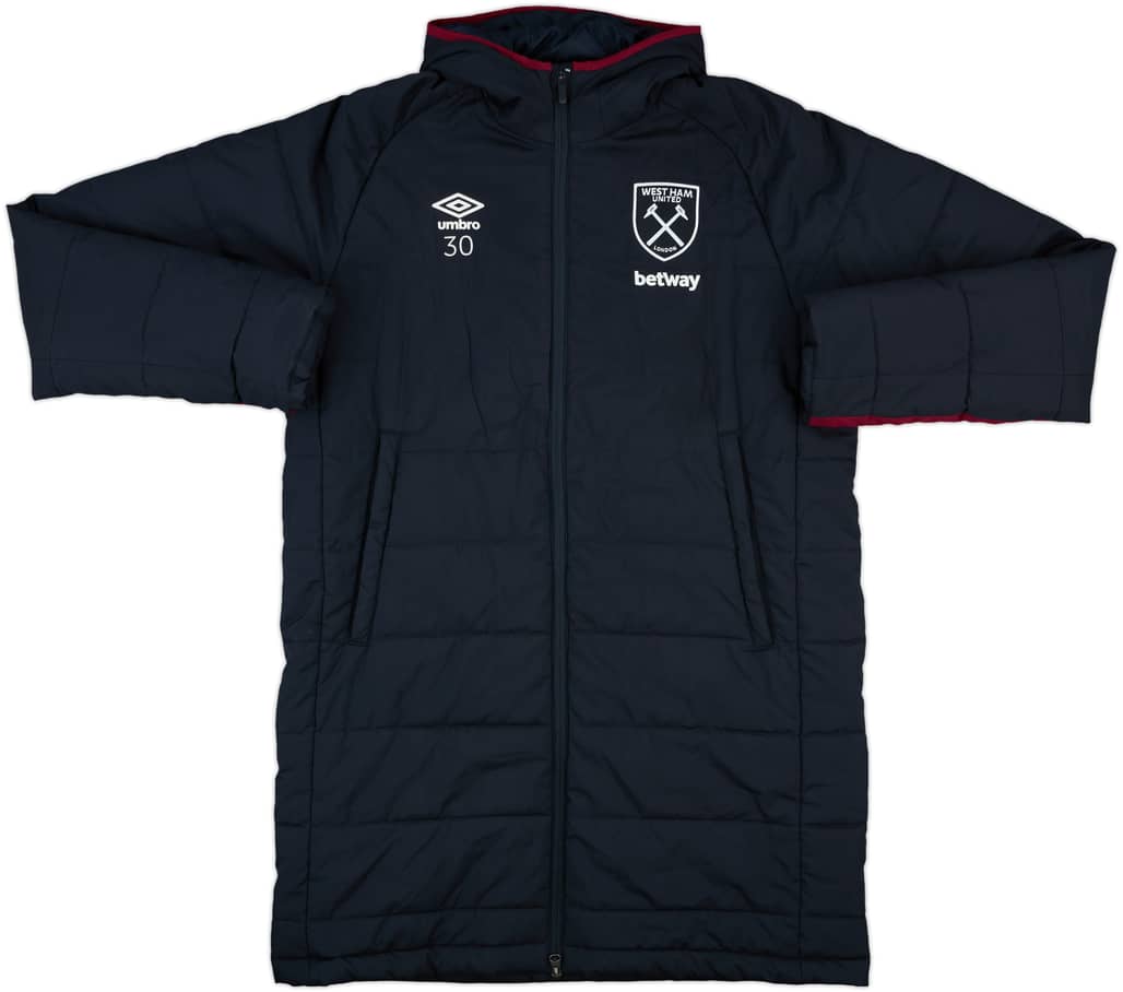 2022-23 West Ham Player Issue Umbro Padded Bench Coat #30 - 8/10 - (L)