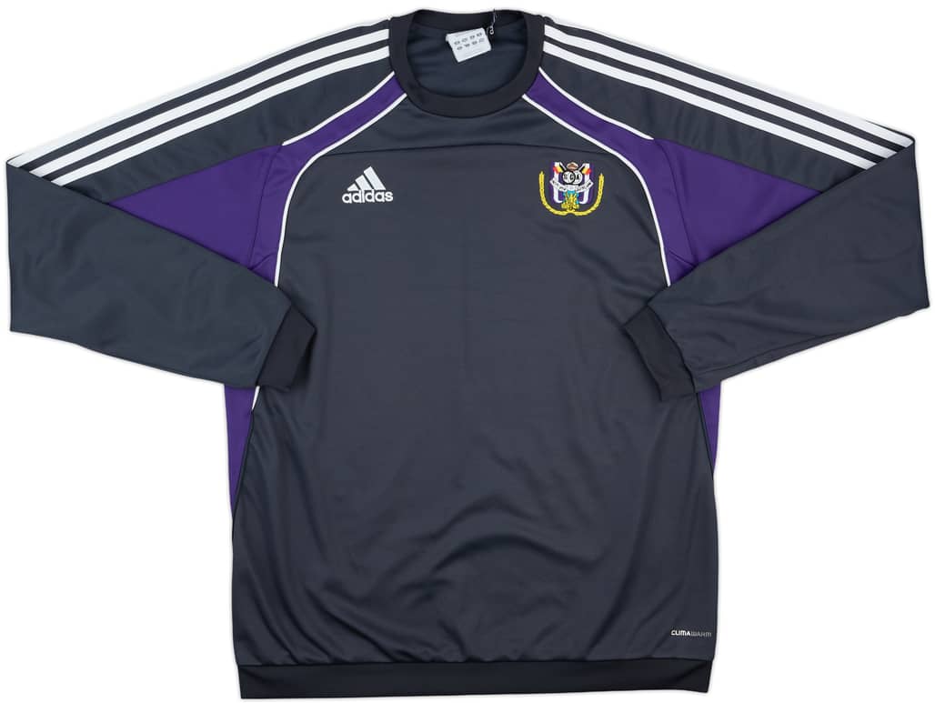 2011-12 Anderlecht adidas Sweat Top - 8/10 - (L/XL)