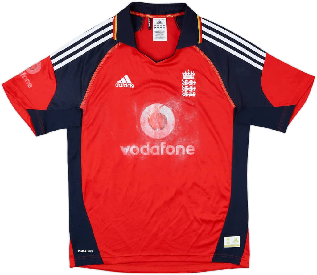 2009-10 England Cricket adidas Training Shirt - 4/10 - (M)