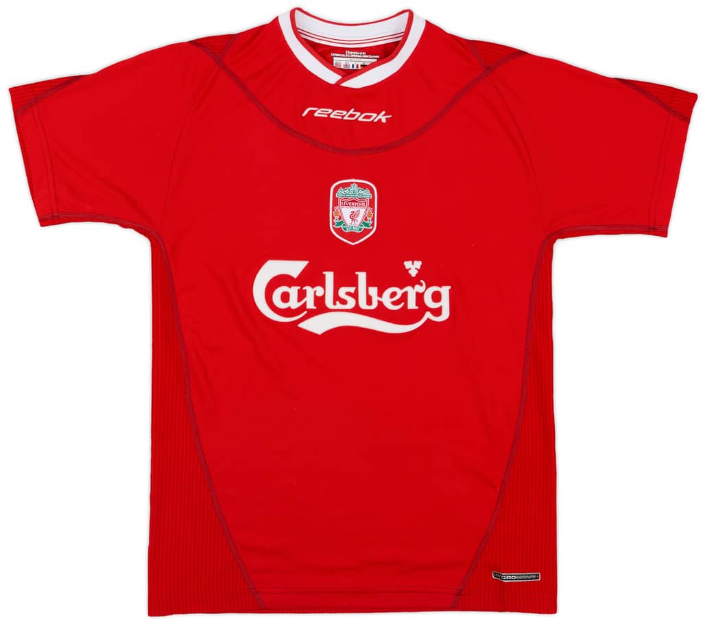 2002-04 Liverpool Home Shirt - 9/10 - (Y)