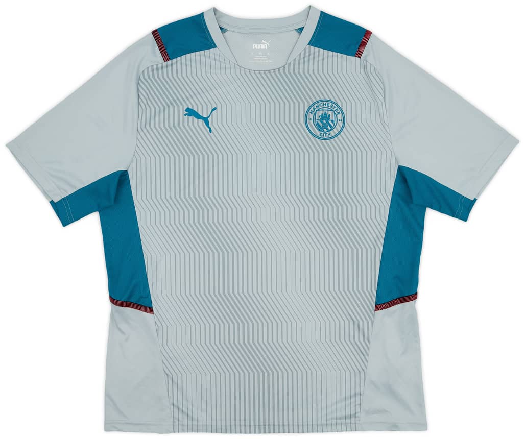 2021-22 Manchester City Puma Training Shirt - 8/10 - (XL)