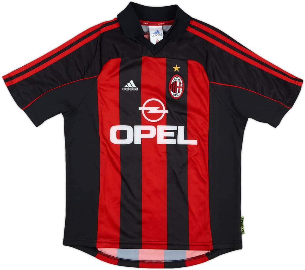 2000-02 AC Milan Home Shirt #15 - 5/10 - (Y)