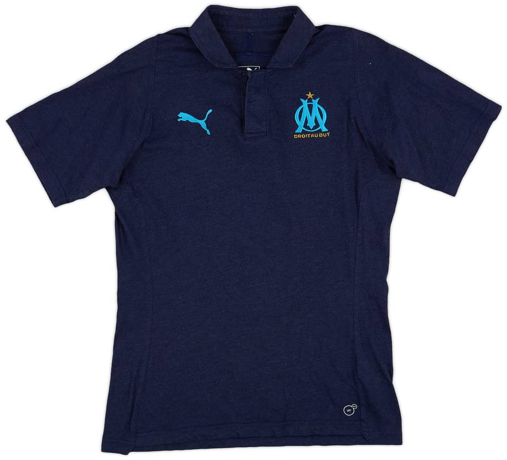2018-19 Olympique Marseille Puma Polo Shirt - 9/10 - (M)