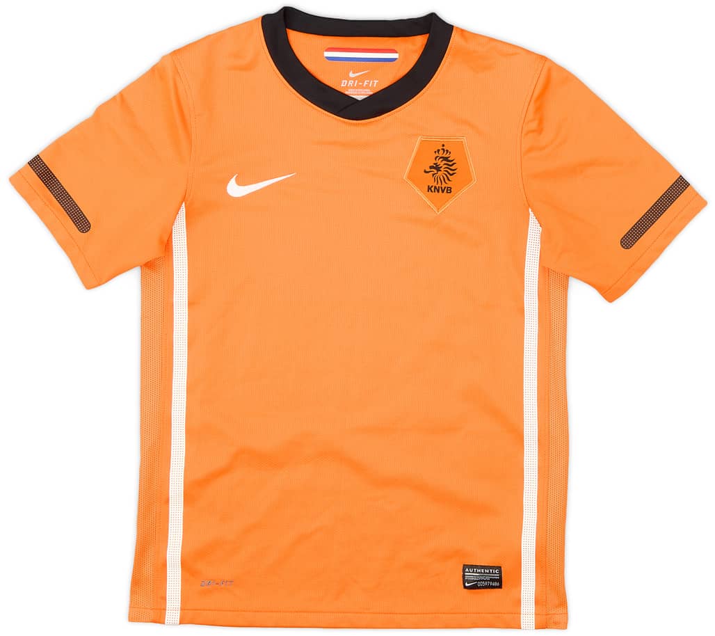 2010-11 Netherlands Home Shirt - 10/10 - (M.Boys)