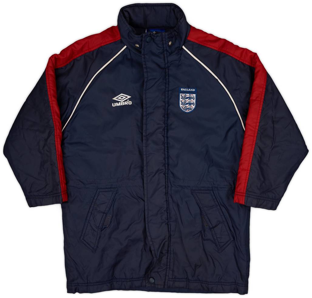 1999-00 England Umbro Padded Bench Coat - 8/10 - (M.Boys)