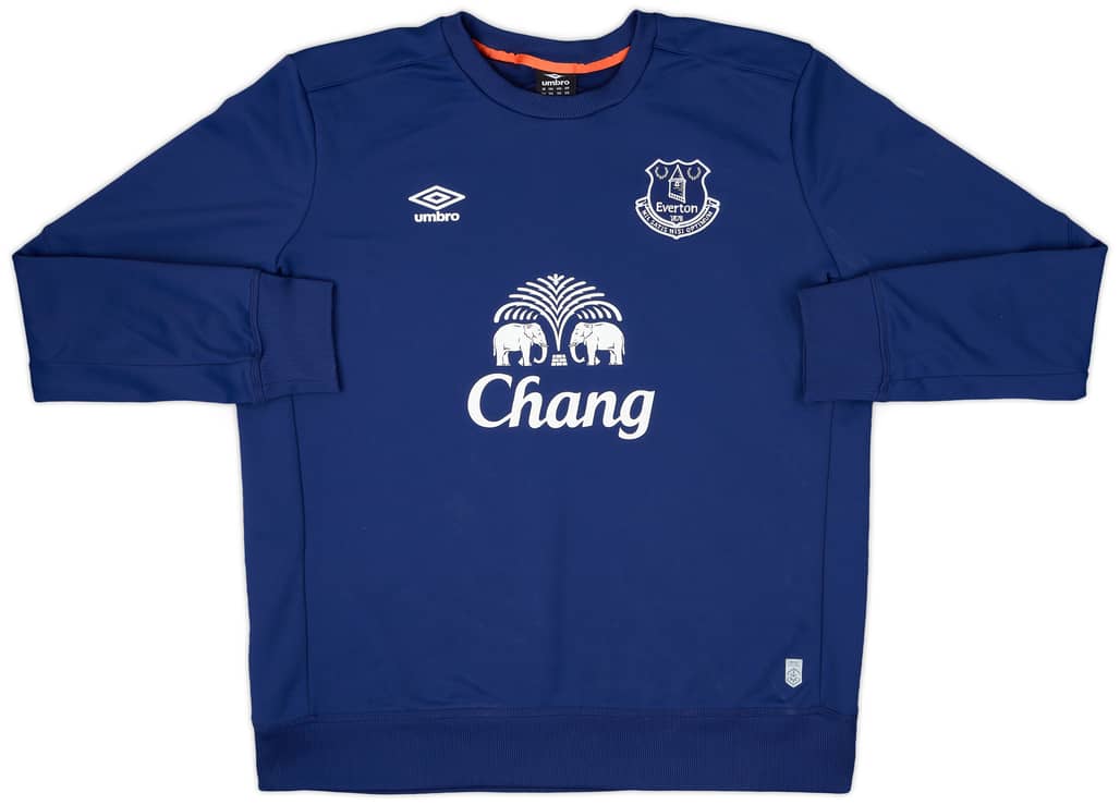 2015-16 Everton Umbro Sweat Top - 8/10 - (XXL)