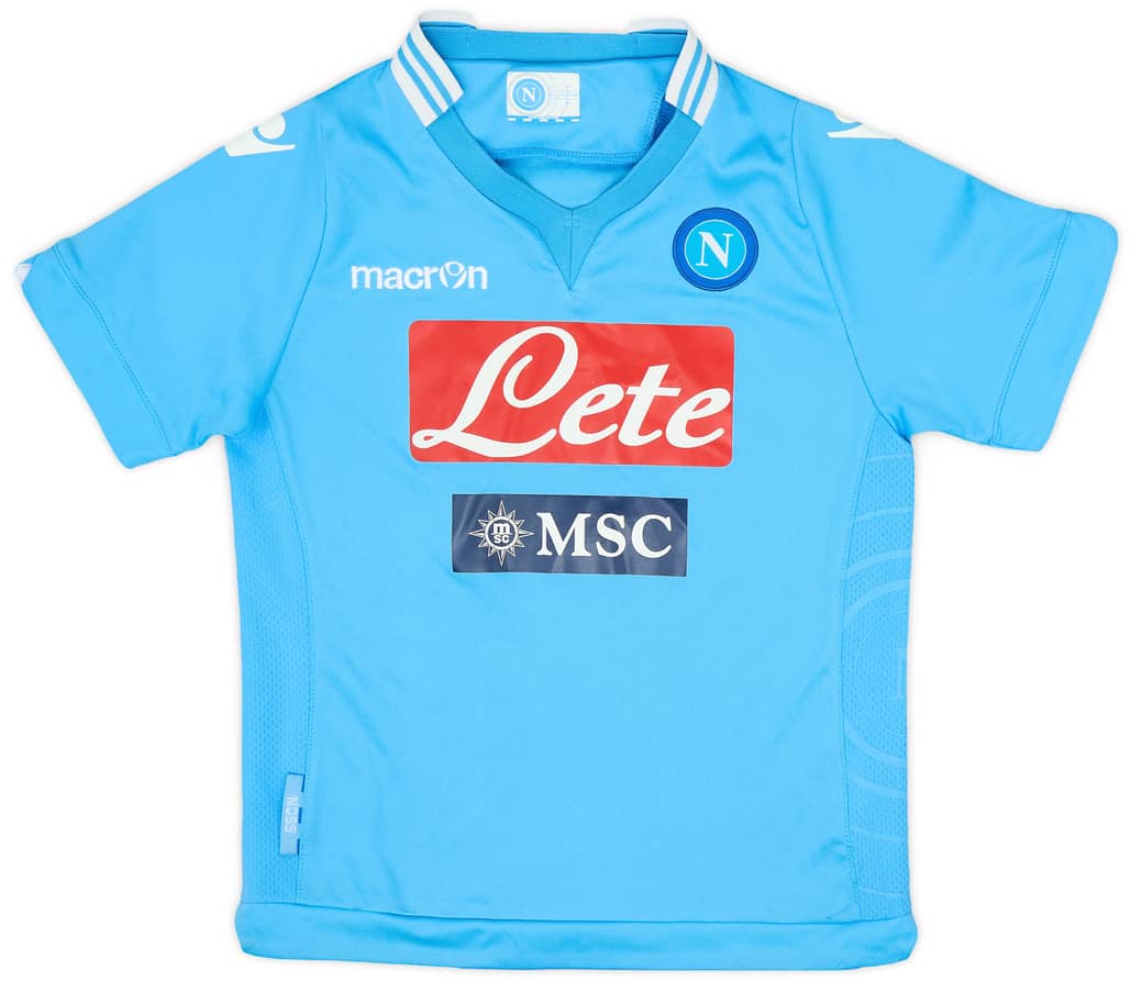 2013-14 Napoli Home Shirt - 9/10 - (M.Boys)