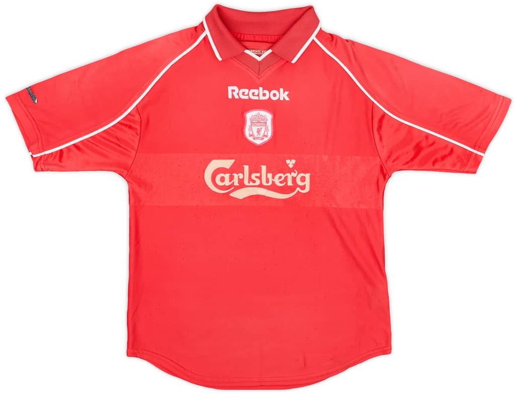 2000-02 Liverpool Home Shirt - 5/10 - (M.Boys)