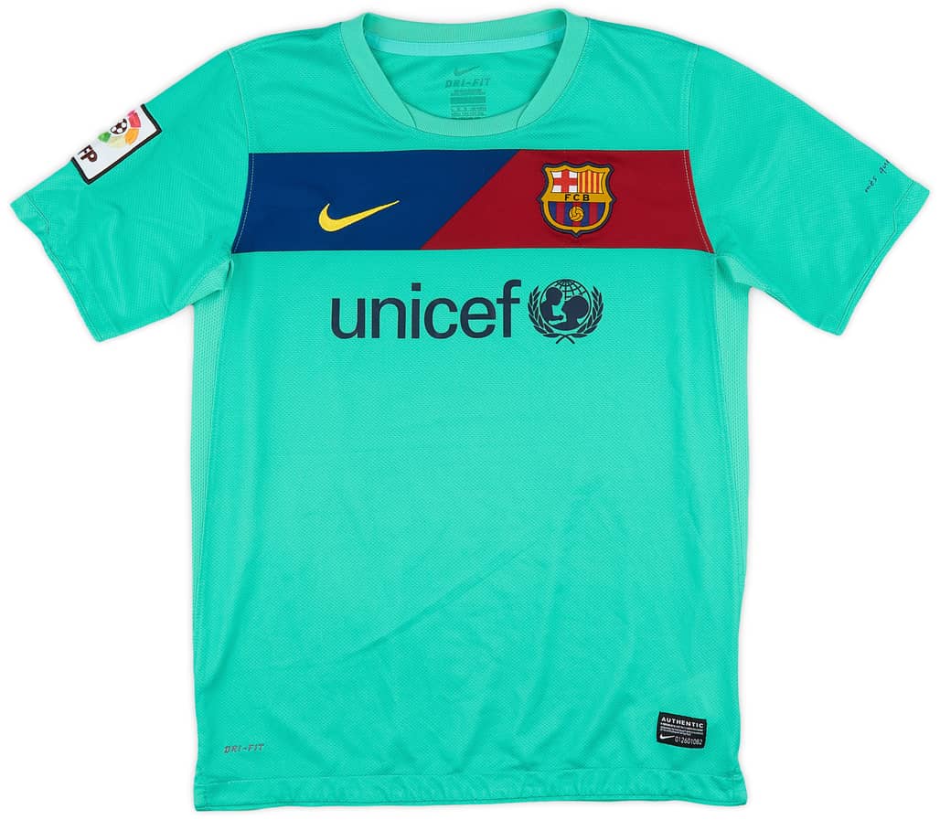 2010-11 Barcelona Away Shirt - 8/10 - (L.Boys)