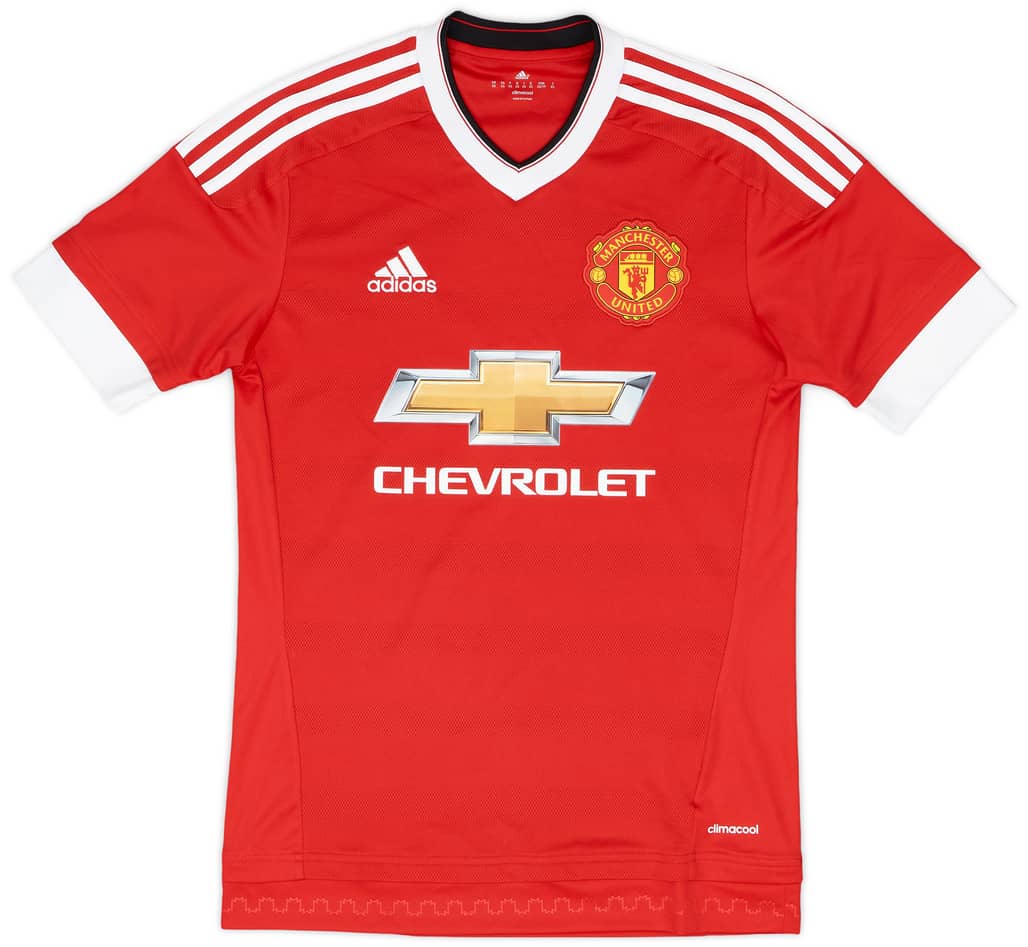 2015-16 Manchester United Home Shirt - 8/10 - (XS)