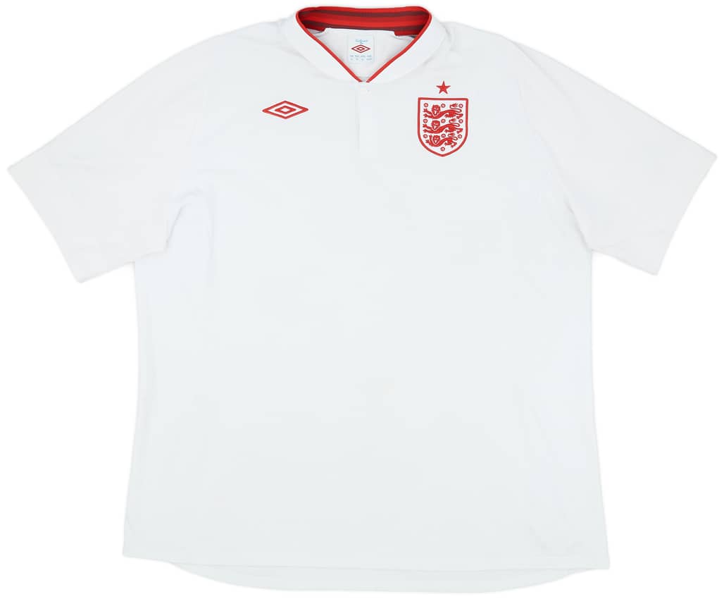 2012-13 England Home Shirt - 8/10 - (3XL)