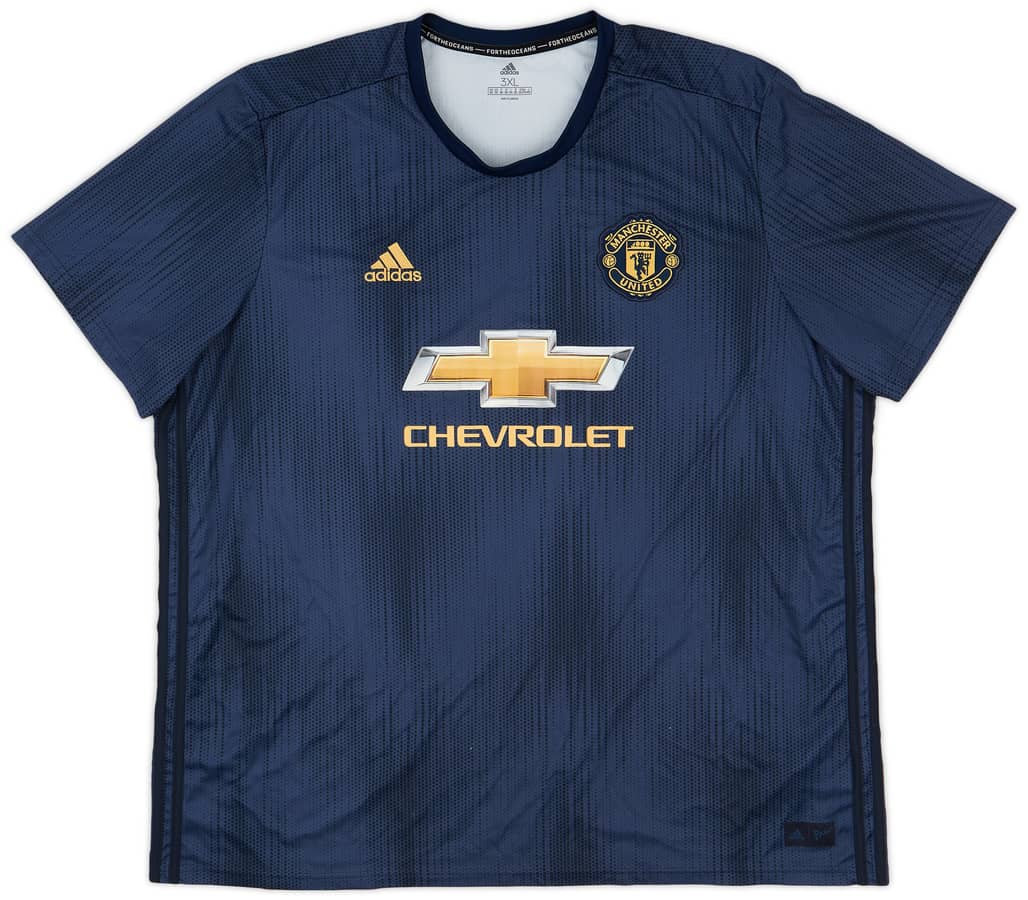2018-19 Manchester United Third Shirt - 8/10 - (3XL)