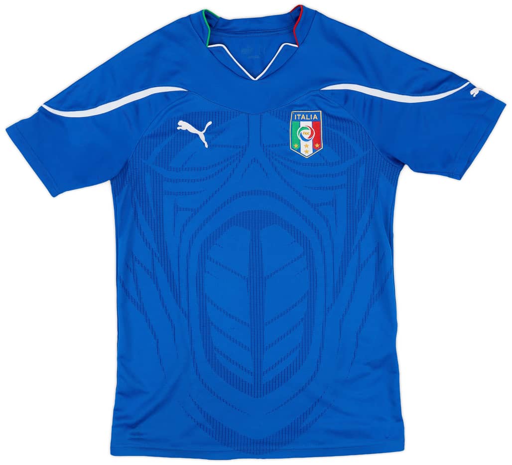2010-12 Italy Home Shirt - 7/10 - (S)