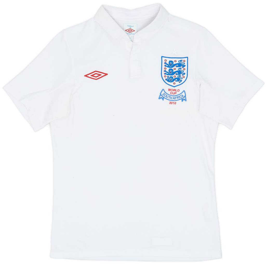 2009-10 England 'South Africa' Home Shirt - 8/10 - (XS)