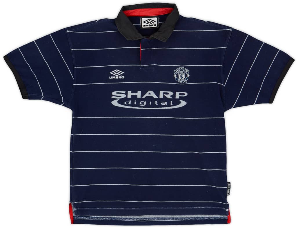 1999-00 Manchester United Away Shirt - 7/10 - (M.Boys)
