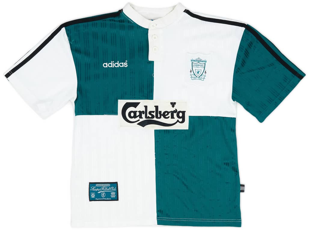 1995-96 Liverpool Away Shirt - 6/10 - (S.Boys)