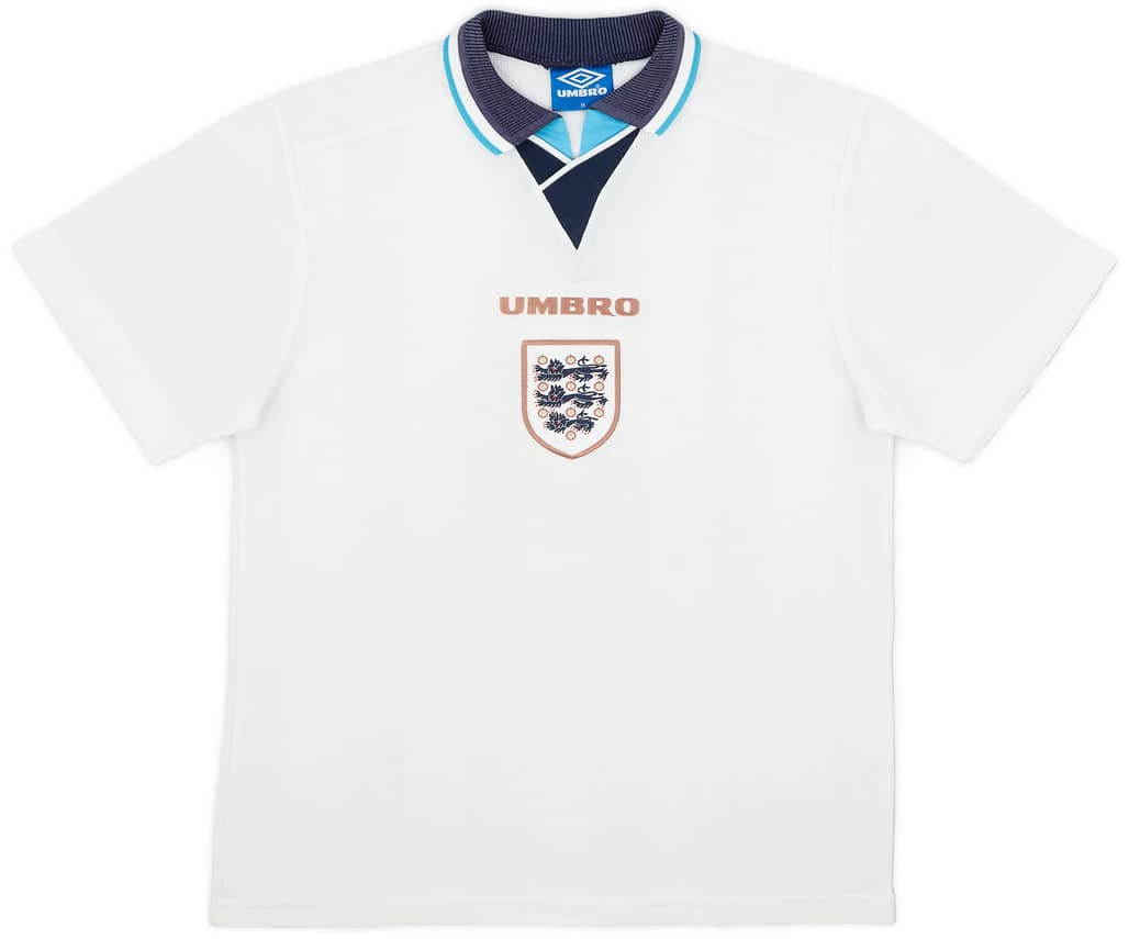 1995-97 England Home Shirt - 5/10 - (M)
