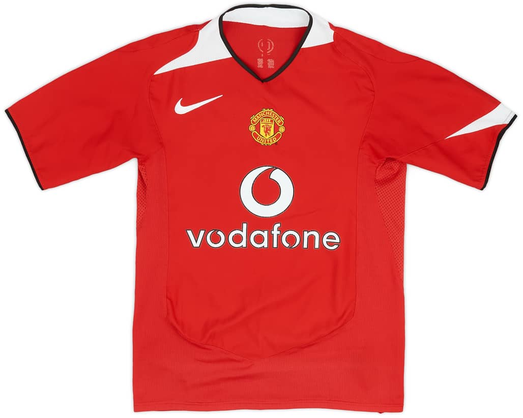 2004-06 Manchester United Home Shirt - 7/10 - (XL.Boys)