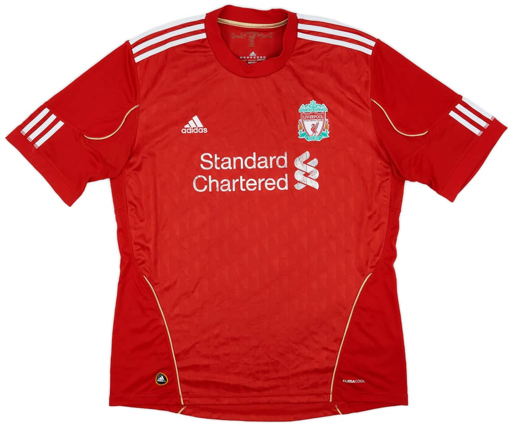 2010-12 Liverpool Home Shirt - 4/10 - (XL)