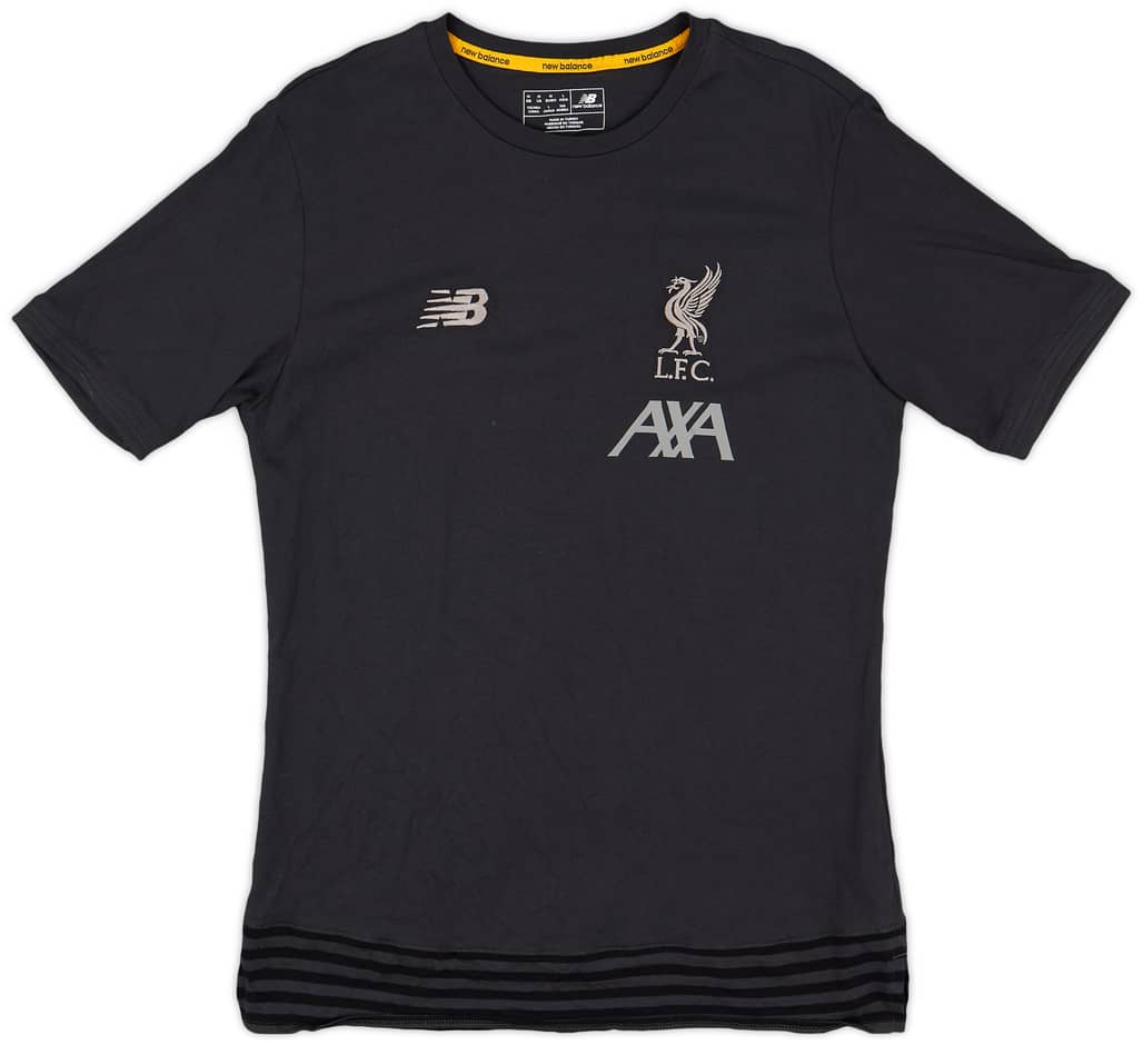 2018-19 Liverpool New Balance Cotton Tee - 8/10 - (M)