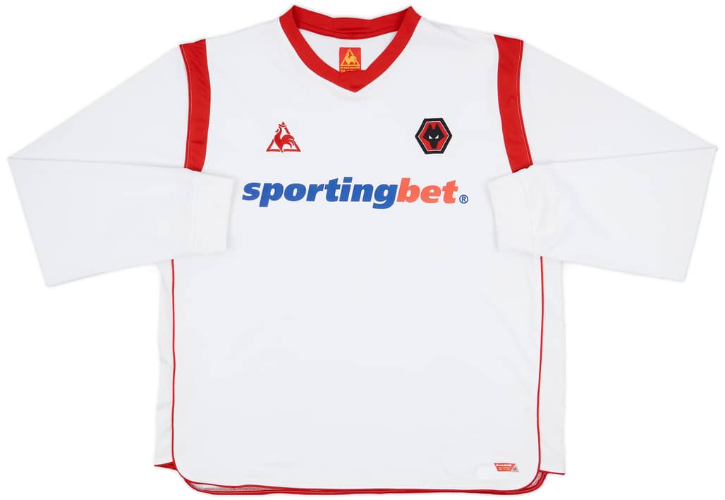 2009-10 Wolves Away L/S Shirt - 9/10 - (3XL)