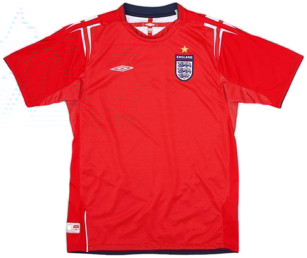 2004-06 England Away Shirt - 8/10 - (XL.Boys)