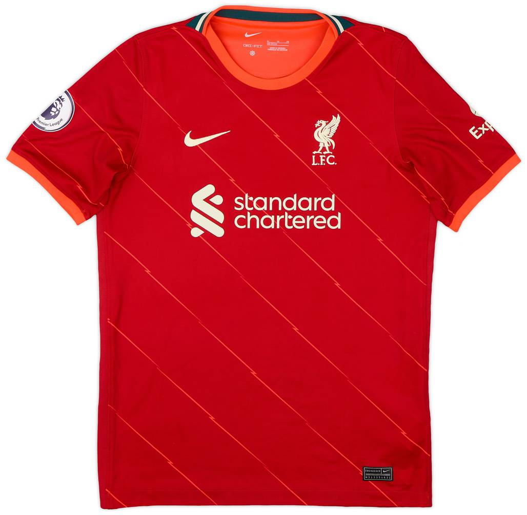 2021-22 Liverpool Home Shirt - 8/10 - (XL.Boys)