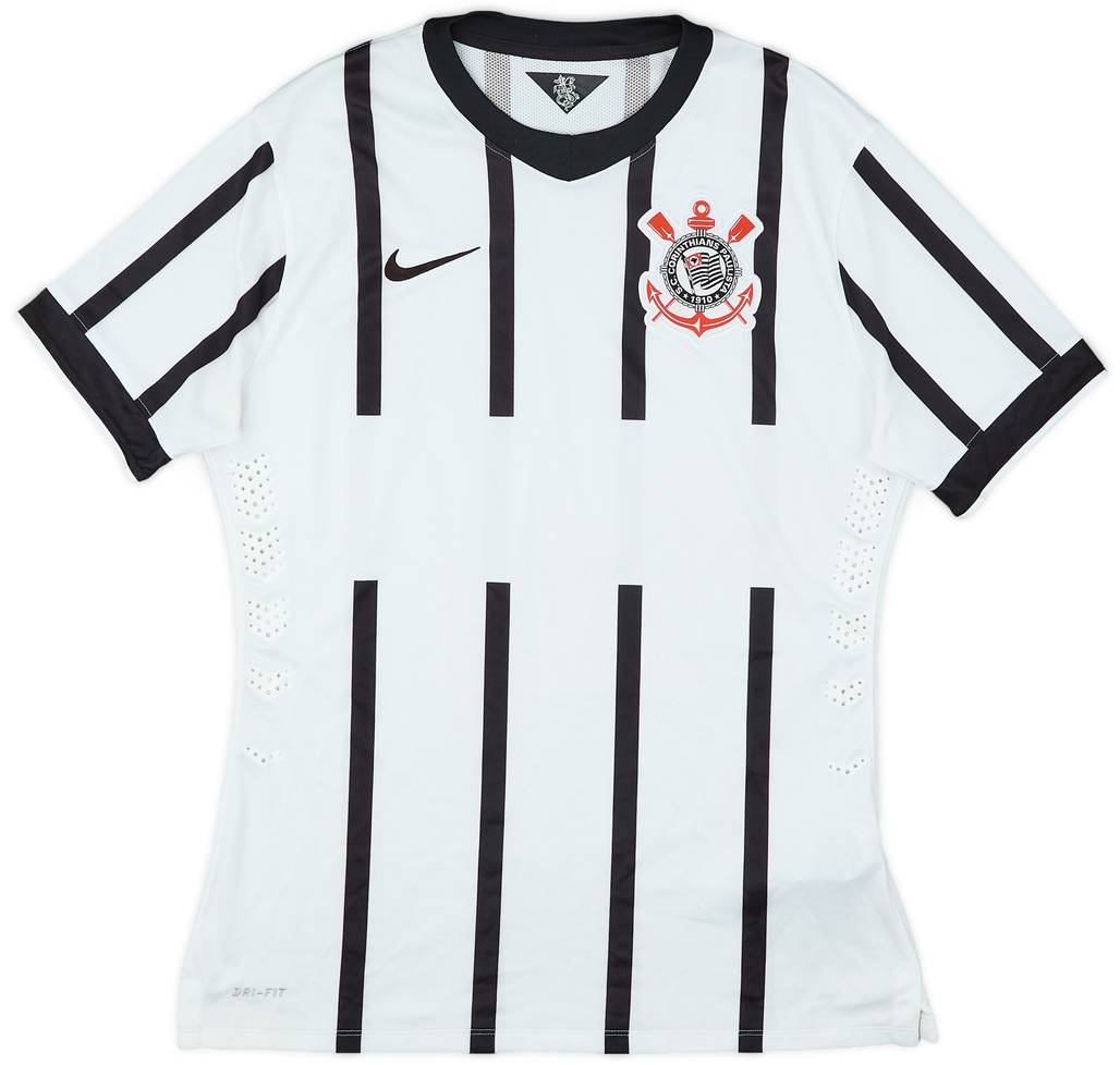 2014-15 Corinthians Player Issue Home Shirt - 9/10 - (L)